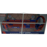 Kit Teclado, Mouse Y Audífonos Gamer Marvel Spiderman