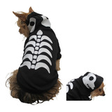 Disfraz Esqueleto Perro Halloween Talla 0 Mascota Pet Pals