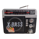 Radio Fm Am Sw Altavoz Portatil Sd Usb Recargable Portable