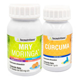 Kit De Suplementos Moringa + Cúrcuma Siempre Sano Y Fuerte Sabor Sin Sabor