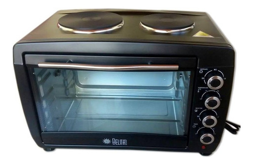 Horno De Mesa Eléctrico Belita Df-101 48l Negro 220v