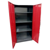 Armario Metalico Ref. Oficina 2puertas+3 Estantes  180x90x45