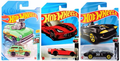 Genial Set Especial 3 Pack Hot Wheels Carritos De Coleccion