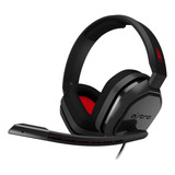 Audífonos Para Juegos Astro Gaming A10 - Pc Negro-rojo