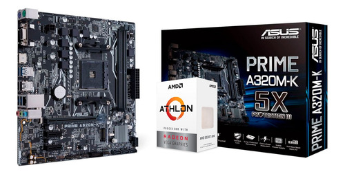 Kit De Actualizacion Amd Athlon 3000g + Asus A320m-k Ddr4