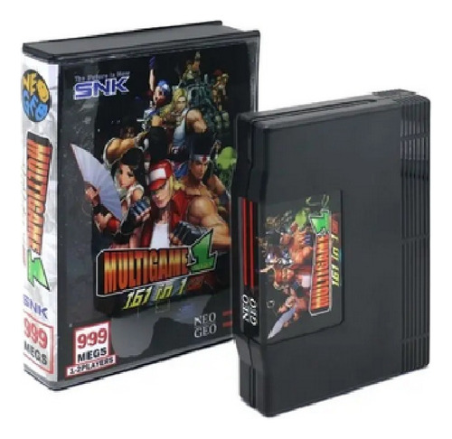 Jogo Neo Geo Aes Snk Cartucho 161 Games In 1 Com Caixa