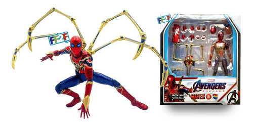 Jp Iron Spider-man Avengers End-game Mafex Medicom Toys