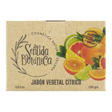 Jabón Vegetal Sentida Botánica Cítrico Vegano Natural