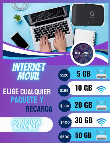Internet Portatil Cobertura Nacional