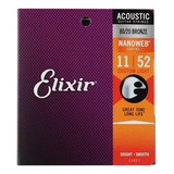 11-52 Elixir 11027 Cuerdas Guitarra Acustica 