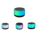 Bluetooth Mini Bocina Rgb Led  Colorido Radio/fm/ Tws Link