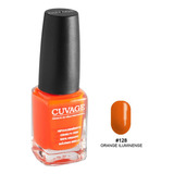 Esmaltes De Uñas Tradicional Sin Tacc Cuvage Pro Keratine Color #128 Orange Luminense