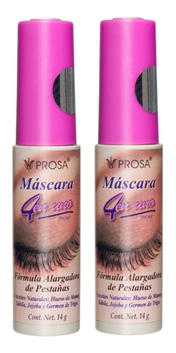 Rimel Mascara Pestañas Clásico Negro Prosa 4 En 1