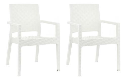 Set De 2 Sillones De Ratan Milano Para Exterior Gardenlife