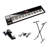 Kit Teclado Sintetizador Roland Xps-10bk +stand +pedal