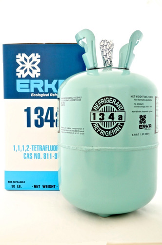 Boya De Refrigerante Gas R134 13.6kg Auto Refrigerador Erka