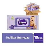 Toallas Húmedas Babysec Premium Pack 10 X 45 Unidades