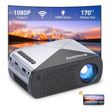 Miniproyector Con Wifi, Compatible Con Proyector Nativo D...