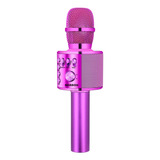 Microfono Karaoke Bonaok Con Bluetooth / Purpura