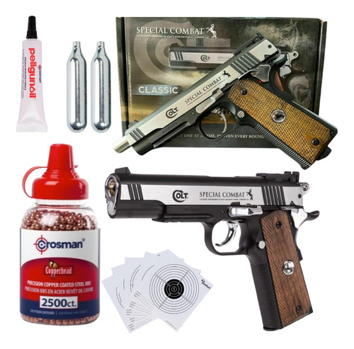 Marcadora Colt 1911 Special Combat Classic Co2 4.5mm Xchws C