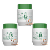 Kit C/ 3 Gel 15 Ervas Sebo De Carneiro Bio Instinto 240g