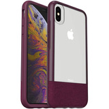 Funda Para iPhone XS Max, Transparente/violeta/ultradelgada
