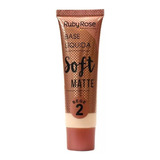 Base Ruby Rose Matte Soft Nude Bege Chocolat Atacado Revenda