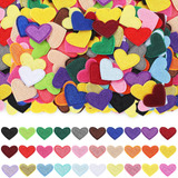 120 Parches Para Planchar En Forma De Corazón, 30 Colores, 1