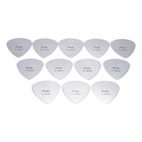 Púas De Guitarra Alice Stainless 12 Unidades/paquete Plectru