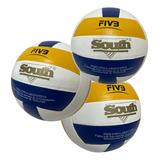 3 Pelotas De Voley South Modelo Fiv3 - Envío Gratis!