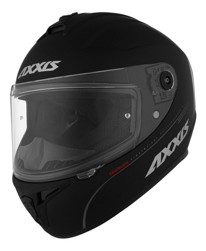 Casco Moto  Integral Axxis Draken  Solid A11 Negro Mate 