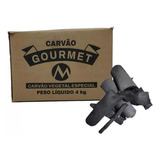 Kit 3 Carvão Gourmet Para Churrasco/forno Lenha/fogão 4 Kg 