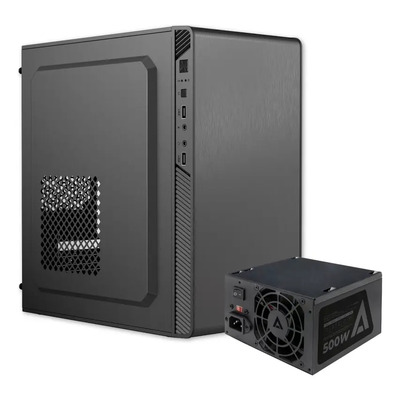 Gabinete Performance Ii Gi215 | M-atx, Fuente Atx 500w Negro | Meses sin interés