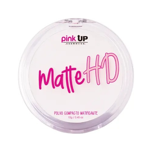Polvo Compacto Traslucido Pink Up Matte Hd Matificante