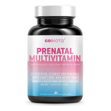 Gobiotix Vitaminas Prenatales Veganas Con Hierro, Calcio, Vi