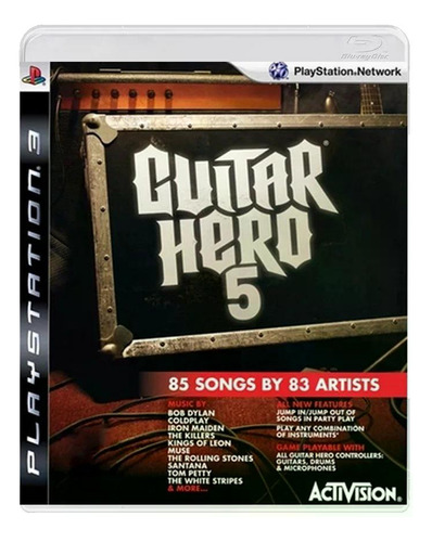 Jogo Seminovo Guitar Hero 5 Ps3