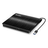 Unidad Cd Dvd +/- Rw Externa Usb 3.0 Rioddas Negro