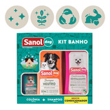 Kit Shampoo-condicionador-ganhe 1 Colonia Sanol Dog Variado