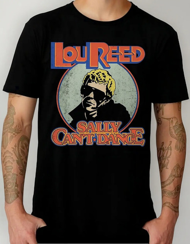 Playera Negra Lou Reed Algodón Peinado 100%