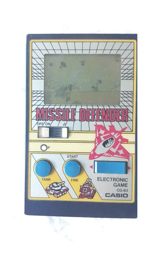Videojuego Electrónico Casio Missile Defender 1984
