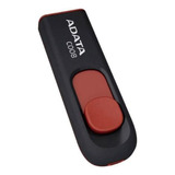 Memoria Usb Adata C008 Ac008-16g-rkd 16gb Usb 2.0 Negro/rojo