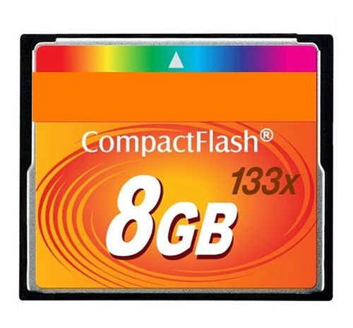 Cartão De Memória Compact Flash 8gb Cf...