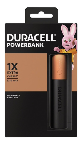 Powerbank Duracell Pb1 3350mah Cargador Portatil - Todopilas