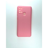 Case Capinha Case Ccs Aveludada Para Samsung Galaxy Cor Rosa Bebê Galaxy A21s