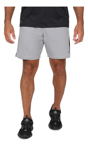 Short Fútbol Topper Line Hombre En Gris | Stock Center