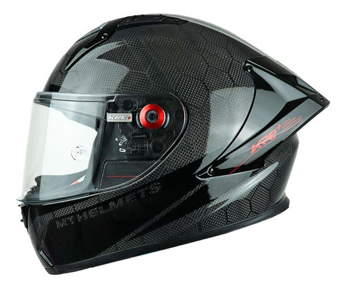 Jm Casco Carbono Mt Kre + Plus Homologación Fim Outlet Rayas