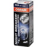 Lampara Osram H3 - Night Breaker Unlimited 12v 55w Pk22s