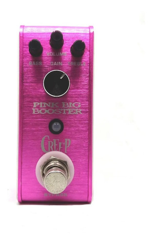 Pedal Para Guitarra Booster Micro Pink Big  Creep