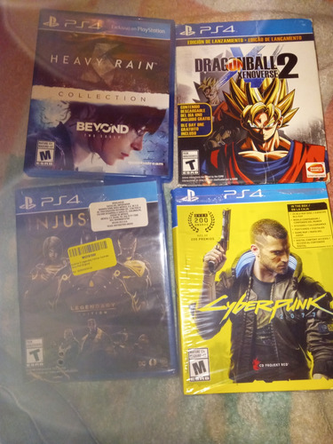 Juego Play Station 4 Físico Ps4 Cyberpunk Injustice 2 Heavy 