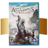 Assassins Creed 3 Nintendo Wiiu Jogo Original Novo Lacrado